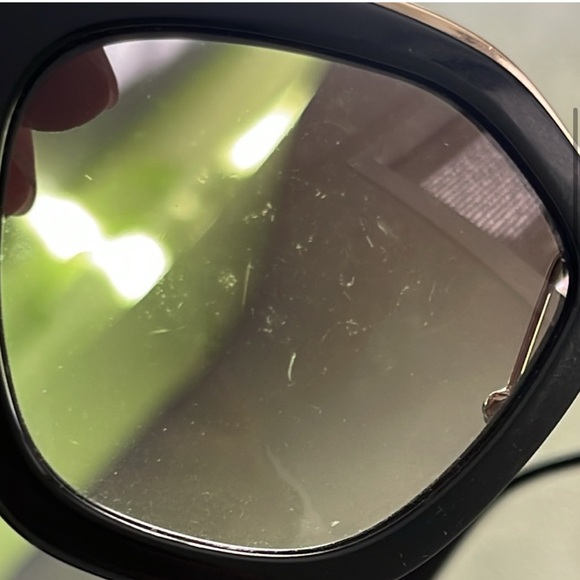 PRADA Cat Eye Black & Gold Sunglasses SPR53S - Picture 15 of 15